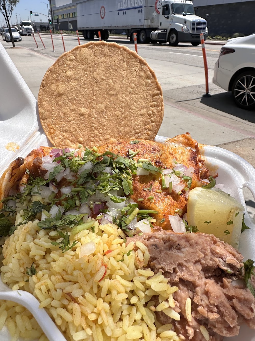 Mariscos El Sabroso truck